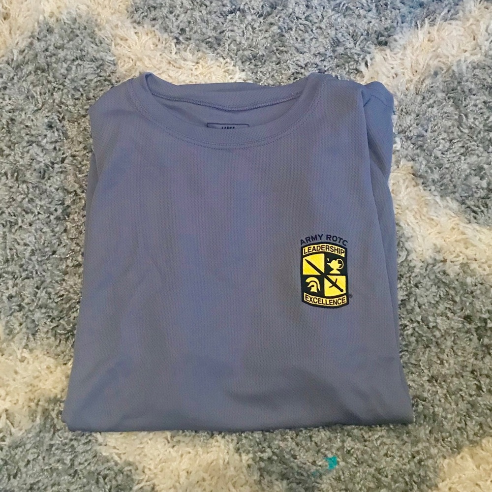 (3 Shirts for $10)  ARMY ROTC Grey T-Shirt